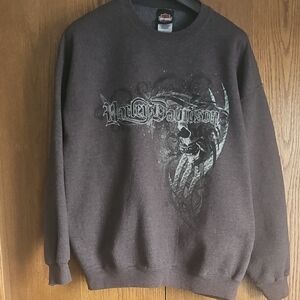 Harley-Davidson Black Crewneck Sweater Shirt